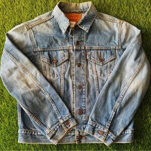 Levi's Faded Denim Trucker Jacket